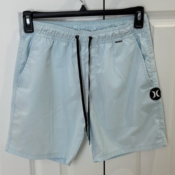 Hurley One & Only VOLLEY BOARDSHORT 17" Size Small Lt Blue 6” inseam - Picture 1 of 12